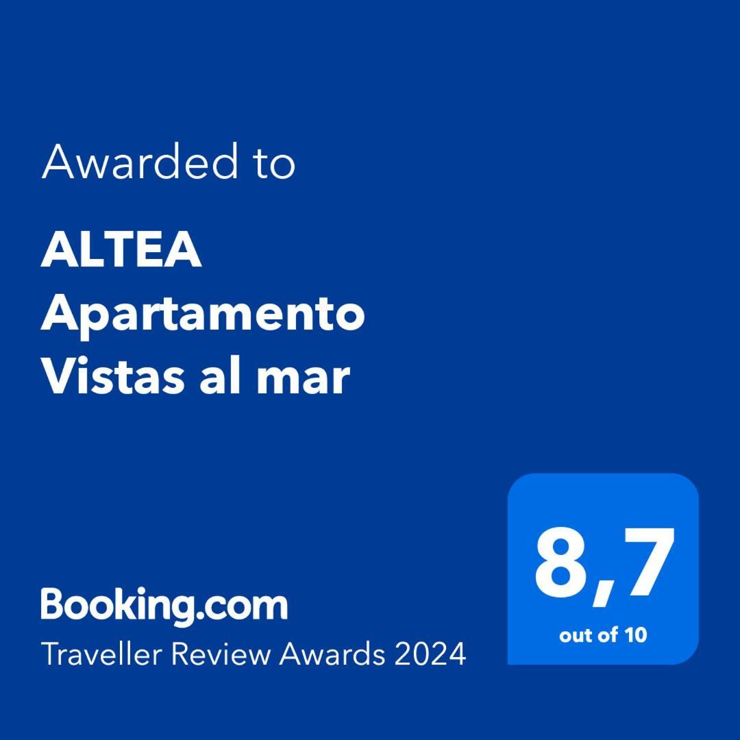 Altea Apartamento Vistas Al Mar Екстериор снимка